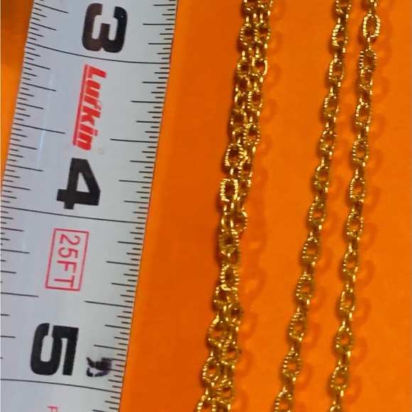 24” Goldtone Necklace w/ 2” Screw Pendant - Picture 10 of 10